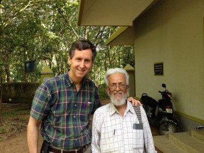 May 15: John with GCI co-founder, Professor P.P. Thomas
